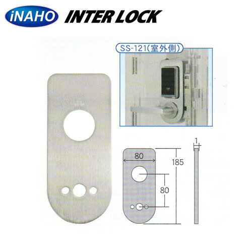 FUKI iNAHO インターロック 室外用エスカッション SS-121フキ イナホ SS121