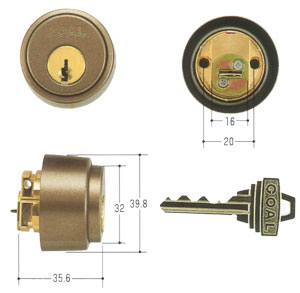 Rakuten - GOAL ピンシリンダー LXタイプ GCY-54 　玄関 扉厚33mm〜42mm向け GCY54 ゴール AS・LX LD HD