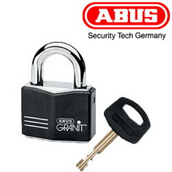 Rakuten - ABUS 南京錠 Granit 37RK 55サイズ あらゆる破壊に強い、ドイツの技術の粋を集めたハイクラスモデル 高性能プラスシリンダーキー アバス グラニット 37RK/55