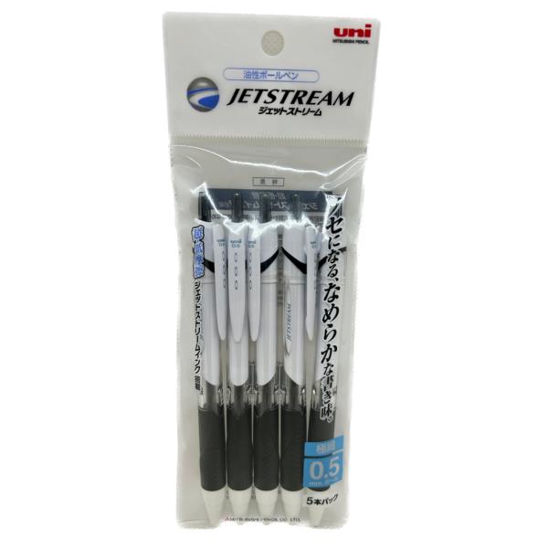Rakuten - uni 三菱鉛筆 油性ボールペン ジェットストリーム 0.5 SXN-150-05 5P 黒 5本 jet stream