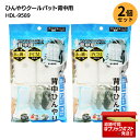 【お得なまとめ買い2個セット 1463円/個】 ひんやりクールパッド 背中用 冷感 軽い 暑さ対策 屋外 作業 自転車 通勤 通学 ランドセル リュック アウトドア
