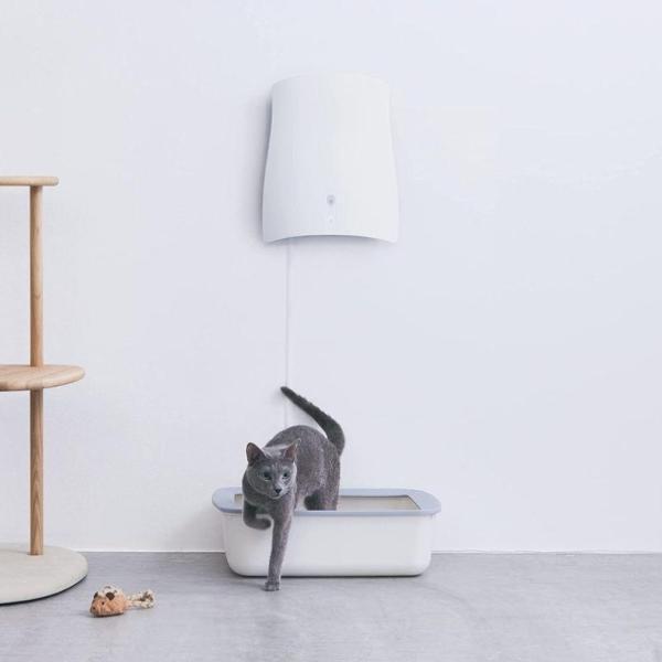 サンスター ペット想いの除菌脱臭機 QAIS-air- 04A1J-OW フィルターレス 感電防止 光触媒 消臭対策 ペット臭 消臭 　（A)