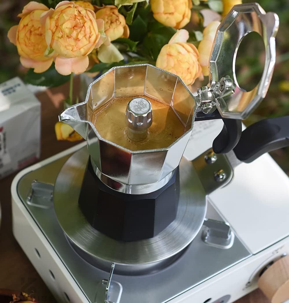 13cm/20cm 熱拡散器プレート IHヒーティングプレート 熱拡散コンバーター エスプレッソメーカー用 IH/ガスコンロ 熱誘導プレート 電磁調理器 キッチン用品 父の日