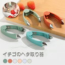 イチゴのヘタ取り器 へた 苺 へたとり パイナップルカッター 芽 ヘタ取り ストロベリーハラー イチゴのヘタ取り イチゴ ヘタ取り