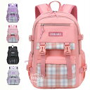 楽天スーパーSALE【8%OFFクーポン】キッズ リュック ナイロン アウトドア リュック バックパック キッズリュック 男の子 女の子 軽量 小学生 チェック...