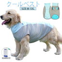 犬用ベスト 薄手 大型犬 ゴールデンレトリバー 夏服 ペット服 ひんやり クールウェア 冷感ウェア 暑さ対策 熱中症対策 夏バ