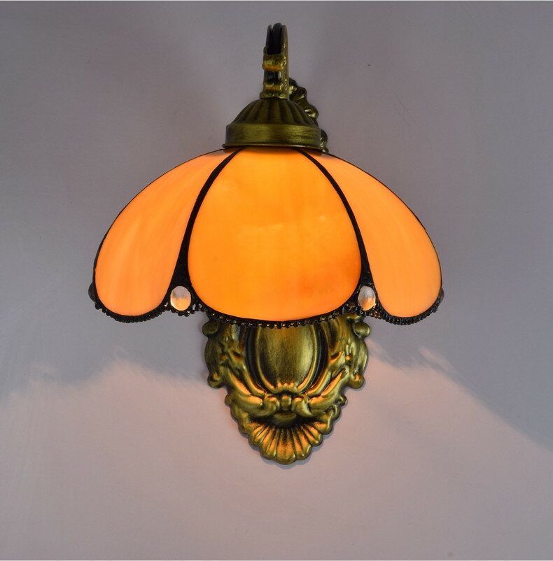 壁掛けライト ブラケットライト 壁掛け照明 照明器具 北欧 照明 ガラス 玄関照明 レトロ おしゃれ 室内照明 アンティーク ウォールライト カフェ風 [2]