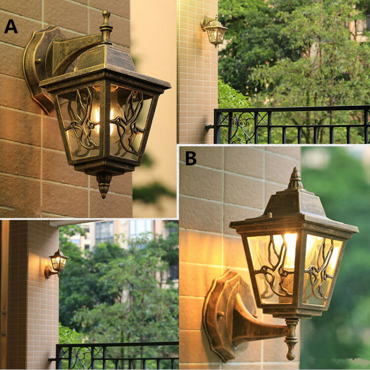 ブラケットライト 屋外 壁掛けライト レトロ ポーチライト ウォールライト 壁掛け照明 防水 玄関照明 ..