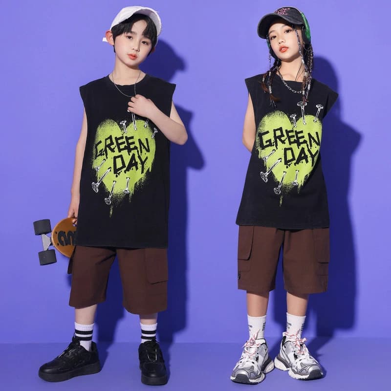 キッズダンス衣装 子供服 男の子 ヒップホップ HIPHOP 女の子 子供ダンス ファショ...