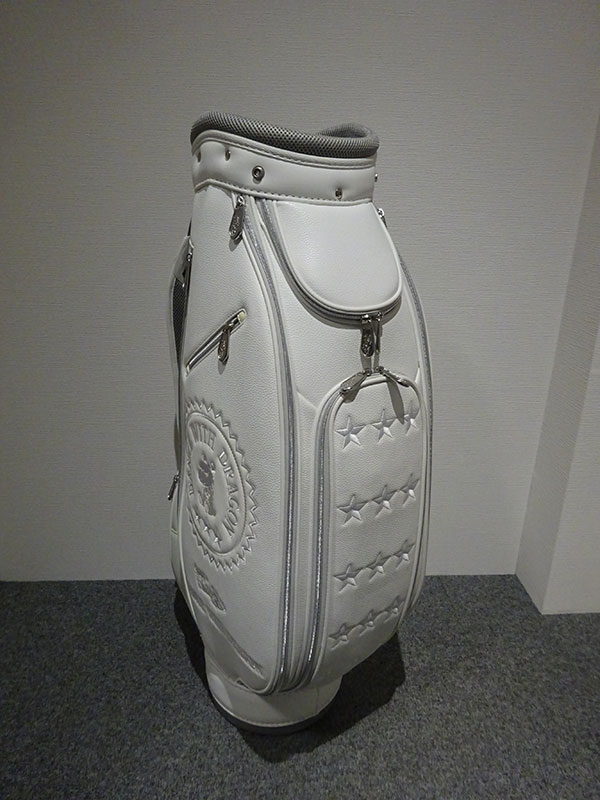 メンズ ダンスウィズドラゴン DANCE WITH DRAGON　キャディバッグセット ホワイト（7点セット）（キャディバッグ1点、ヘッドカバー1点、FWカバー2点、UTカバー2点、パターカバー1点）【2021年春夏】【送料無料・代引き手数料無料】 カジュアル ゴルフ ギフト プレゼントにも