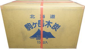 駒ケ岳 木炭 15kg バーベキュー 業務用 燃焼時間 1.5時間 国産 北海道産