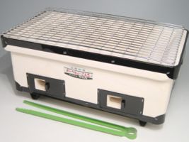 キンカ炭焼バーべキューコンロ角型ワイド