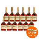 ヘネシー VS コニャック 700ml ×12本セット【正規品・送料無料】【Hennessy ブランデー フランス産 箱なし 業務用 ケース買い