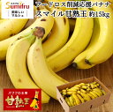 バナナ 業務用 約15kg 甘熟王 訳あり 高地栽培 大量 約85本 フィリピン産 sumifru 