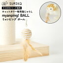 ☆ 日本メーカー あす楽 送料無料 ☆ キャットタワーにも取り付けOK 羽根 付き 猫じゃらし 【 SUMIKA キャットタワー 専用 猫じゃらし ミャンピング...