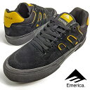 Emerica エメリカ TILT (996) ティルト BLACK/YELLOW/BLACK ブラック イエロー メンズ レディース スニーカー スケシュー スケートシューズ