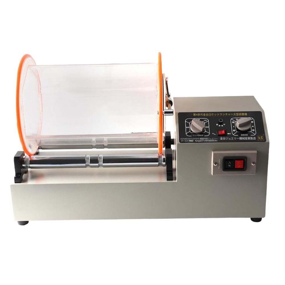 バレル研磨機、 研磨機 KT-1320 19 キロ、 4 速度調整作業タイミングコインクリーニングと大型ジュエリ..