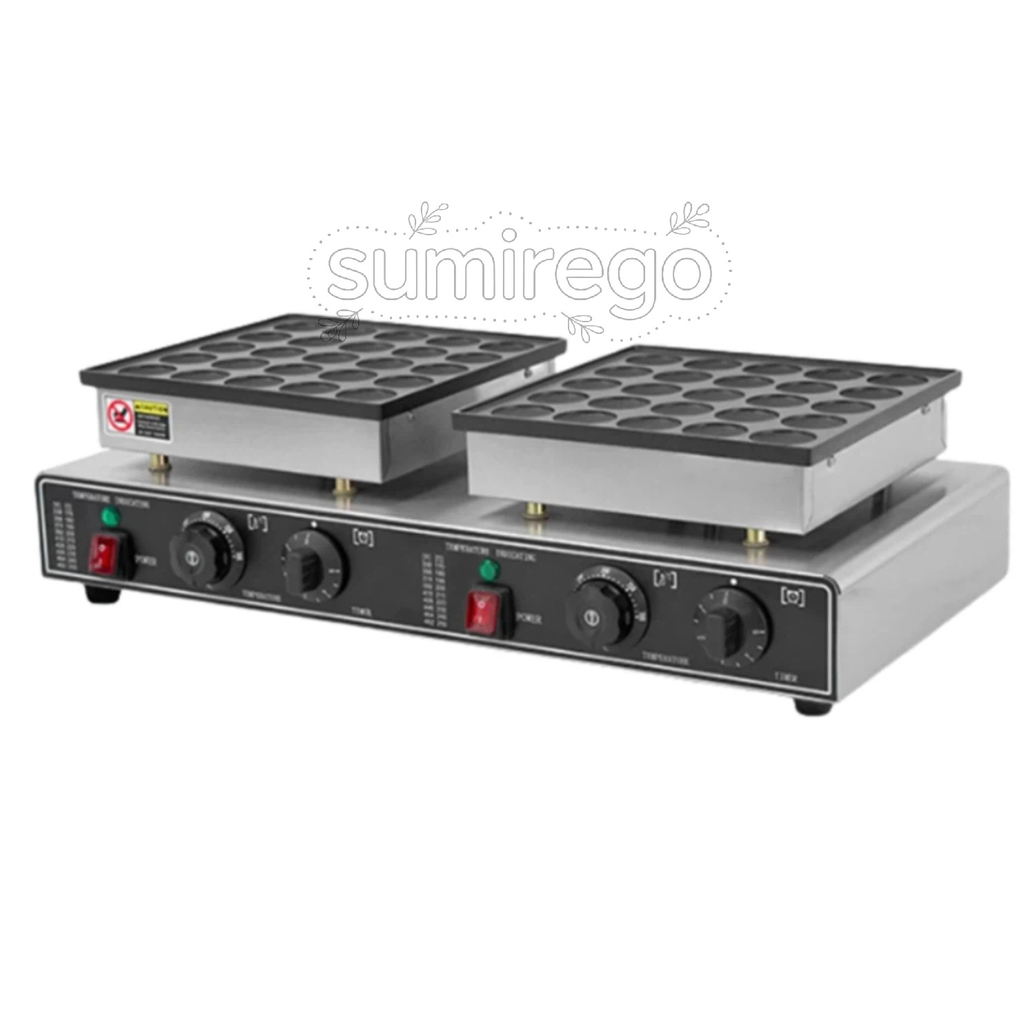 乐天商城 - 業務用どら焼き機 電気ノンスティックマフィンメーカーマシン 50-300°C調整可能 商業および家庭用どら焼きマシン ステンレススチールベーキングマシン