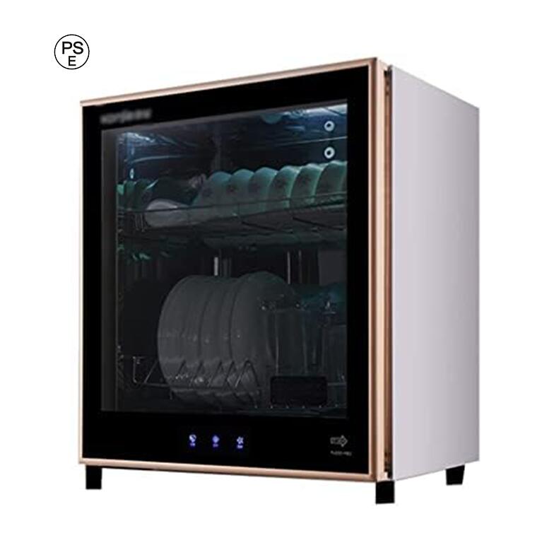 滅菌キャビネット、50L高温消毒キャビネット家庭用小型デスクトップ食器乾燥機キッチン多機能キャビネ..