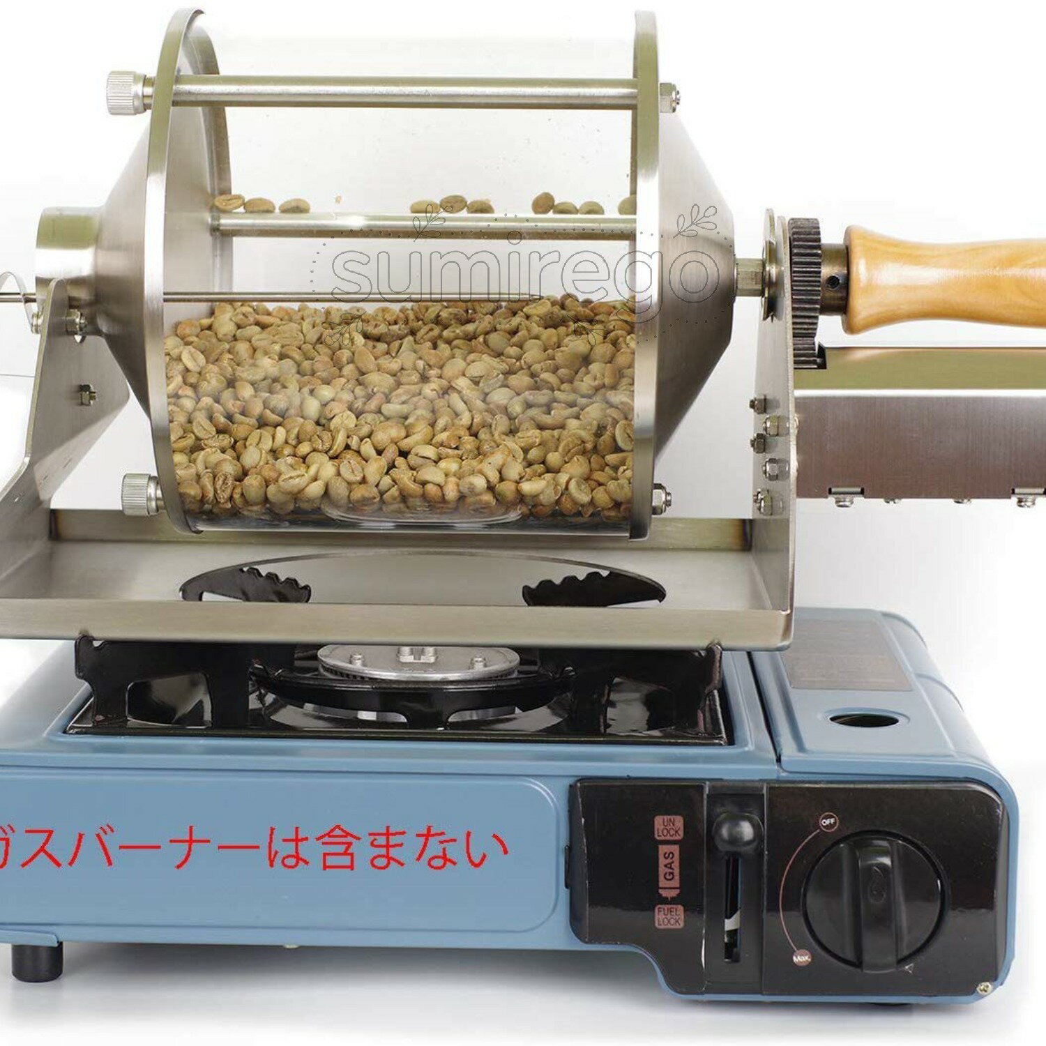 Rakuten - コーヒーロースター コーヒー焙煎機 小型業務用 家庭用 焙煎器 透明直火式 110V