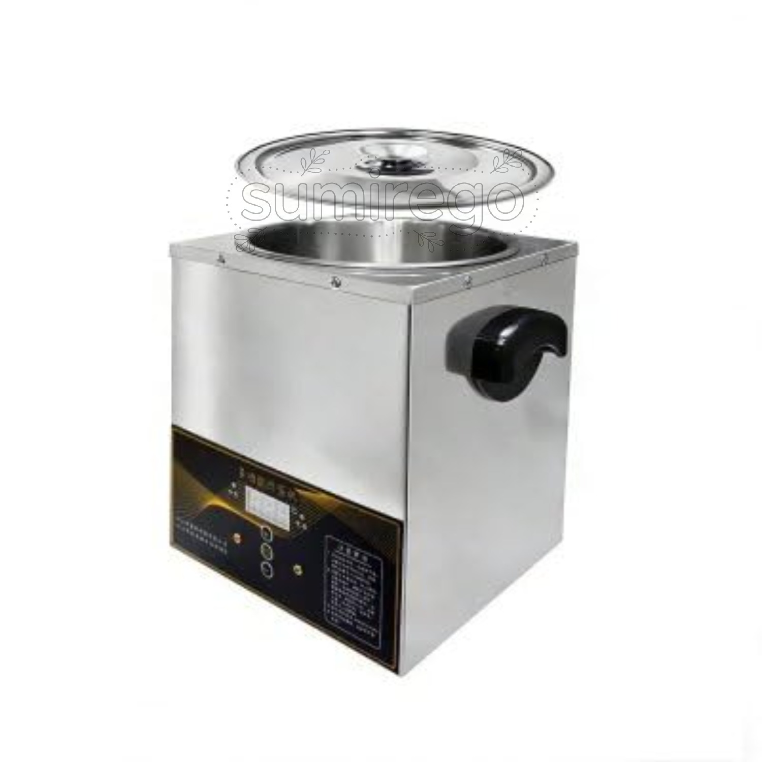 Rakuten - 電気フライヤー 恒温 熱油器 油ヒーター 油あげ器 油ポット 卓上 電気式 3L大容量 30-250℃温度制御 304ステンレス鋼製 ディープフライヤー 厨房機器 揚げ物器 業務用 家庭用 揚揚げ物、恒温油加熱などに適しています