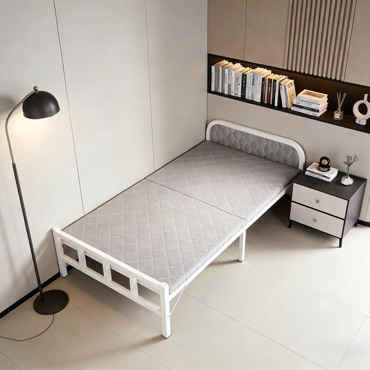 折りたたみベッド グレー ファブリック 約180cm x 70cm 楽天市場】70cm（折りたたみベッド｜ベッド）：インテリア・寝具・収納