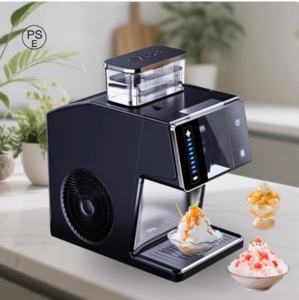 スラッシュマシン スノーフレーク製氷機 小型ミルクアイスかき氷機 自動洗浄機能 速度調整可能 スムージー ミルク アイスクリーム、スラッシー用 レストラン スーパーマーケット カフェ用 雪融解機 高速製氷機 業務用