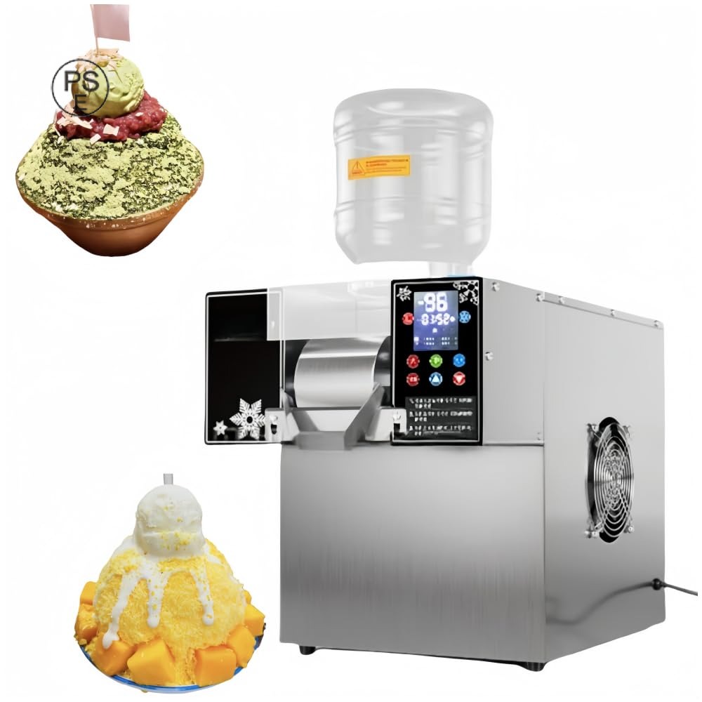 業務用自動スノーフレークアイスマシン、小型スノーコーンスラッシーメーカー、業務用スノーフレーク製氷機、スノーフレークアイスシェーバー、製氷60kg/24時間、速度調整可能、 110v スムージー、ミルク、アイスクリーム、スラッシー用 レストラン、スーパーマーケット