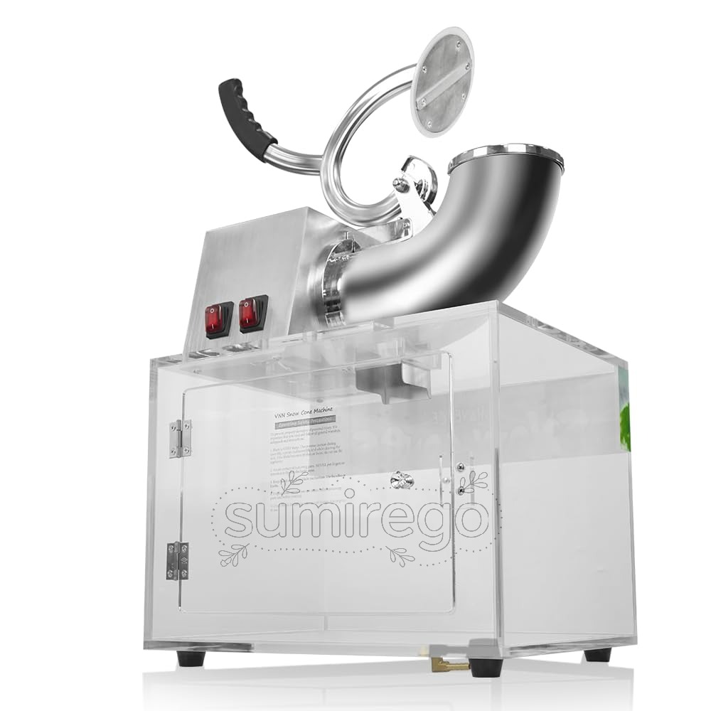 【ポイント5倍~4月限定特別キャンペーン!】業務用 電動かき氷機 33L 大容量 かきごおり機 電気砕氷機 電動かき氷機 業務用かき氷機 (120kg /時 2200rpm) 操作簡単 洗える 家庭用 多形状氷対応