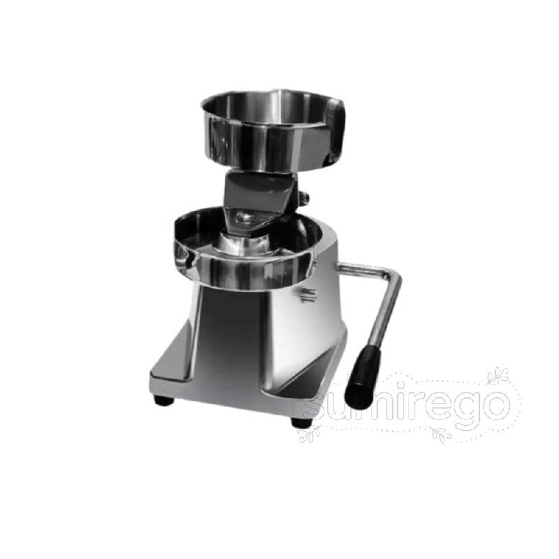 乐天商城 - ミートプレス商業ハンバーガー、バーガープレス、パティ作り、 手動、ステンレス鋼、DIY、料理、調理器具 キッチン用品 家庭 (プレス直径 10cm)