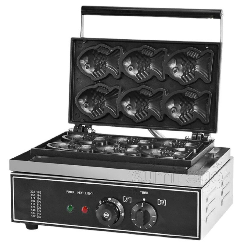 たい焼き機、たい焼き機、均一加熱、加熱焼成機、熱々たい焼き機、さくさくかまぼこ機、業務用機械 (ブ..