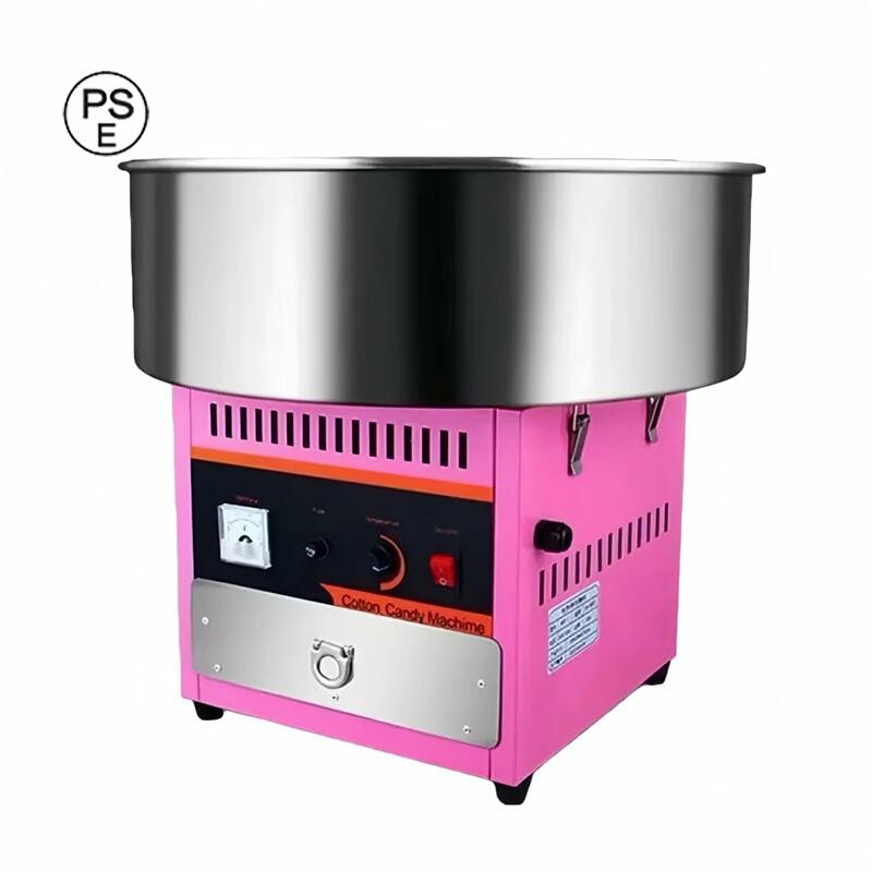 綿あめ製造機 わたがし機 110V業務用綿菓子製造機 全自動わた菓子機 綿菓子機 ステンレス鋼 わたあめ機 わたがし機食品グレード素材 市販のコットン キャンデ...