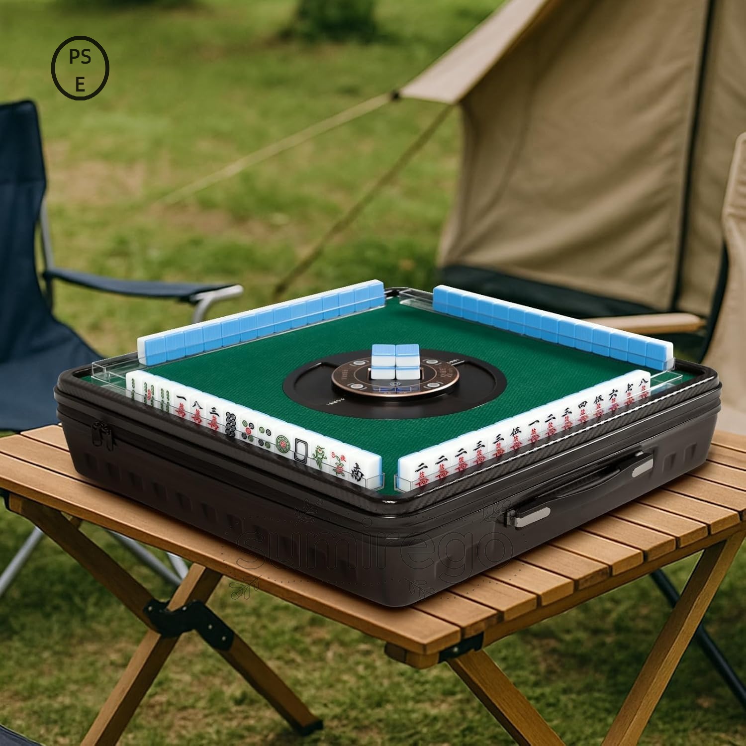 全自動麻雀卓 マージャン卓 座卓式 静音 テーブル 家庭用 家族 ファミリー 娯楽 練習 プレゼントマージャンテーブル 折れ脚 軽量 おしゃれ 全自動 座卓 Black