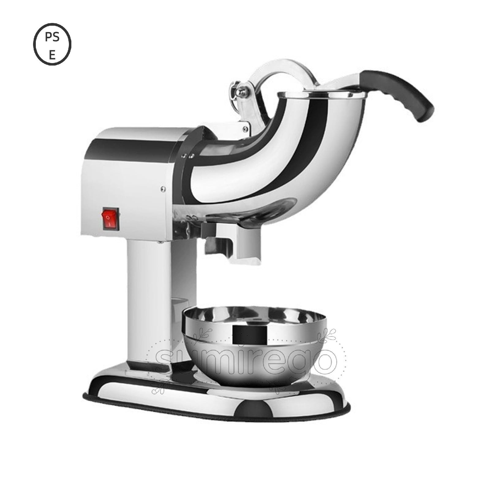 【ポイント5倍~4月限定特別キャンペーン!】業務用電気砕氷機、ハイパワー電動かき氷機、電動かきごおり機、電動 かき氷クラッシャー、大容量カキ氷機、圧盤設計、高速砕氷、飲食店のミルクティー店に適している