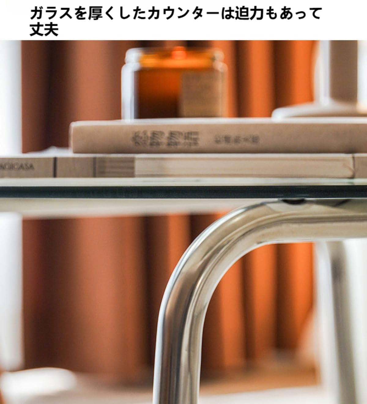 ガラスコーヒーテーブル、北欧透明コーヒーテーブル、リビングルームと寝室用の強化ガラステーブル、ステンレス鋼、家庭用ラウンドコーヒーテーブル (灰色のガラス,直径50cm高さ40cm)