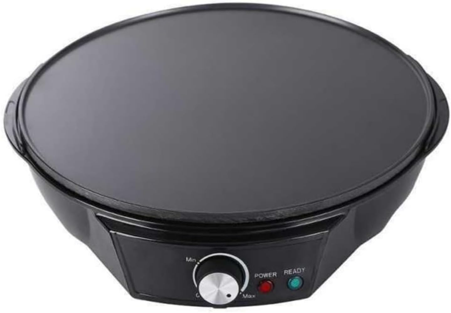 電気パンケーキメーカー 温度制御 ノンスティックパンケーキパン ロティトルティーヤパンケーキ用 木製..