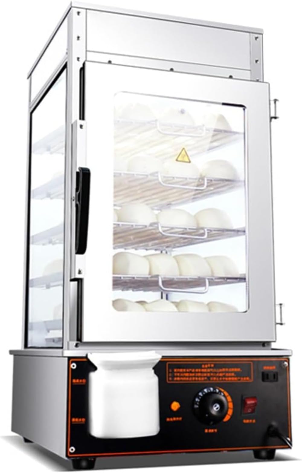 5/6段業務用肉まん機 1200W肉まんヒーター110v 電気フードヒーター 30-110℃温度調節 店舗・食堂で活躍コンビニエンスストア 朝食 (5階)