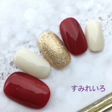 ネイルチップ デザイン つけ爪 ブライダル クリスマス かわいい ショート ロング シンプル 成人式 プレゼン 母 nail 冬 短い爪 小さい爪 大きい爪 ベリーショート ちび爪 結婚式 ウェディング 付け爪 ジェルネイル ラウンド オーバル●赤 ベリーレッドアイボリーアソート