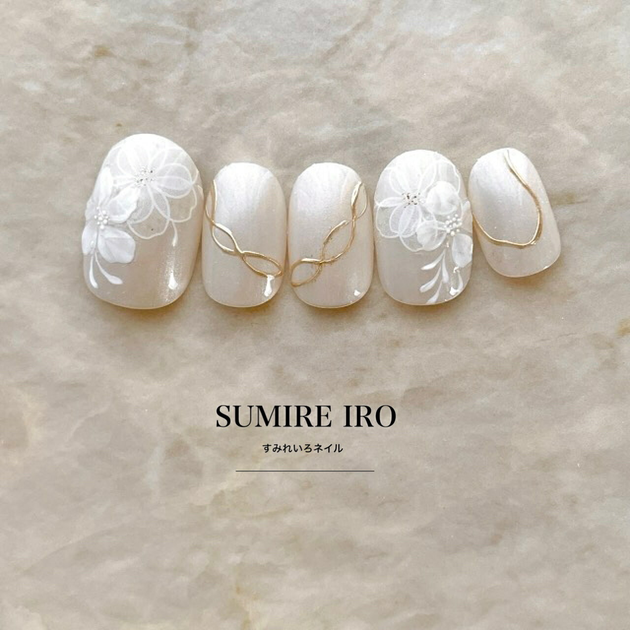 ネイルチップ つけ爪 ブライダルネイル ショート 成人式ネイル シンプルネイル nail 小さい爪 大きい爪..