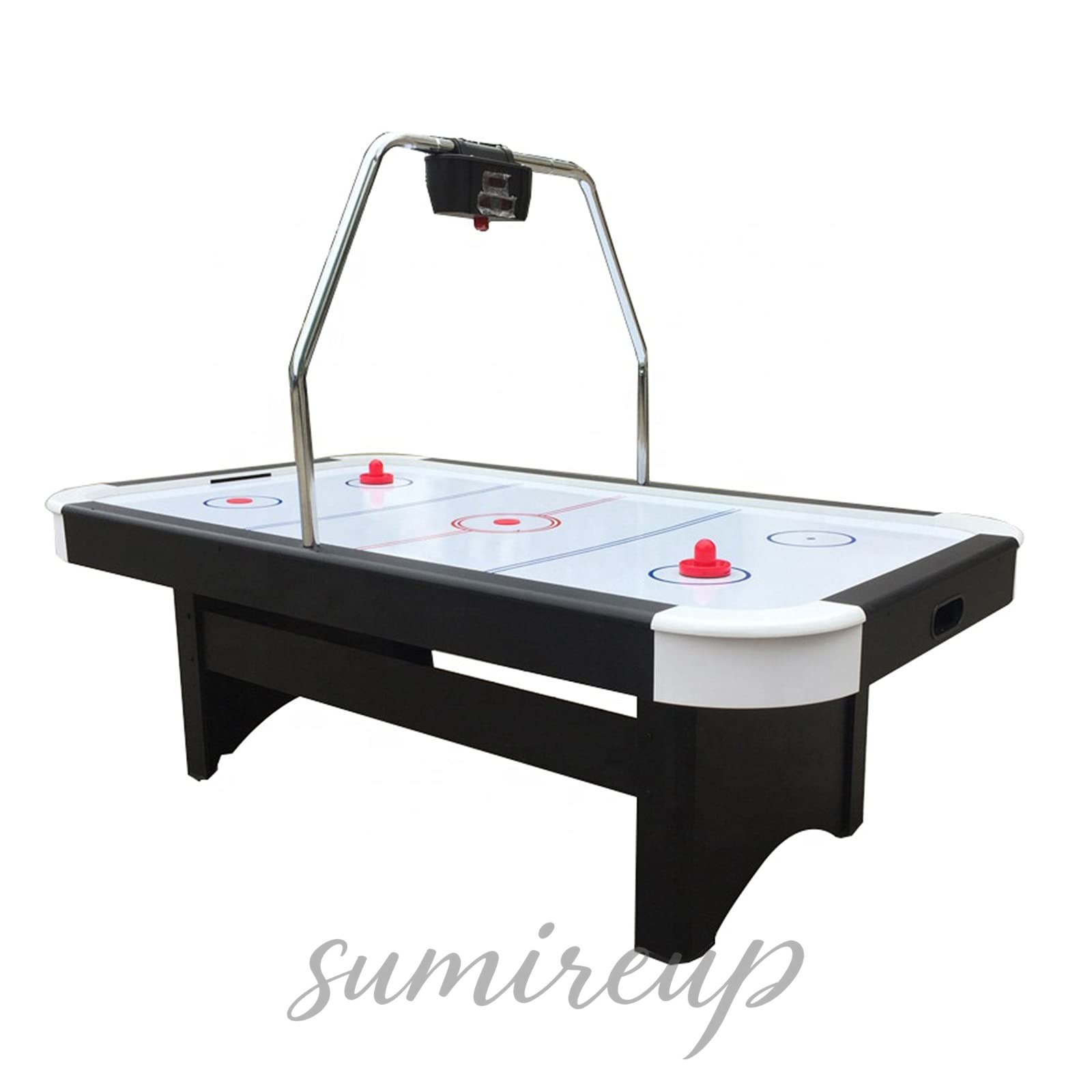 SUMIREUP楽天市場店のテーブルアイスホッケー、ホッケーテーブル、エアホッケーテーブル、エアサスペンションテーブル、ゲームテーブルアーケードゲーム用エアホッケーテーブルレッドパック｜アングル2