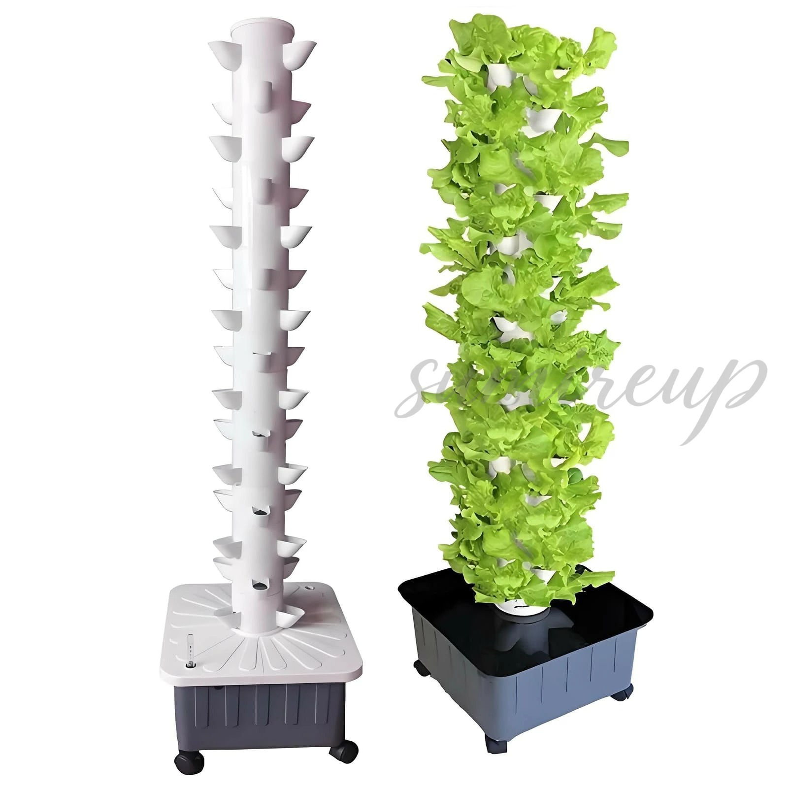【45穴水耕栽培システム】: この垂直植栽エコシステムは、素早く簡単に野菜を栽培できるように特別に設計されています。 酸素が豊富な水と栄養素が根に直接届けられるため、土壌で育った農産物よりも栄養価が高く、おいしい.【高品質で耐久性】: 当社の水耕栽培タワーは高品質の素材で作られており、耐久性と長持ちする性能を保証します。 エアロポニックス栽培キットは、最適な空気と栄養素の循環を提供し、健康な植物の成長と発達を促進するように設計されています。【新鮮で健康的な収穫】: 当社の水耕栽培タワーでは、ハーブ、果物、野菜の新鮮で健康的な収穫を一年中楽しむことができます。 無土栽培システムにより、土壌伝染病のリスクを排除し、安定した高品質の収穫を提供します。【高い利用率】: 水耕栽培タワーは、最小限の労力で「新鮮な収穫」を達成するために、生産と自動化を最大化できる、モジュール式で積み重ね可能なモバイル垂直成長エコシステムです。【持続可能で環境に優しい】: 当社の水耕栽培タワーは、従来の園芸方法と比較して水と資源の使用量が少なく、持続可能で環境に優しいオプションです。 土を使わない栽培システムにより、あなたと環境にとってより健康的な選択肢になります。当社の水耕栽培システムは、家庭で新鮮な野菜を楽しむことができる無土壌栽培に最適です。 時間とエネルギーを節約します。 従来の土壌栽培と比較して、当社の水耕栽培キットは作物の生産能力を満たすことができ、必要な水とスペースが少なくて済みます。 初心者の方でも、専門家のように感じていただける機能を提供できます。 今日から成長を始めましょう！特徴：ABS素材で安心安全グリーン、無添加、よりヘルシーに、より美味しく春のような四季、省スペースパッキング：1 × 水耕栽培タワー成長システム【ご確認ください】1.サイズは手作業で測定しているため、若干の誤差が生じる場合がございます。実際に届いた商品を基準にご確認ください。2.商品写真は実物の色に近づけるよう努めておりますが、ご使用のモニター環境や撮影時の照明角度により、色味が写真と多少異なることがございます。あらかじめご了承ください。3.商品到着後、不具合や問題がございましたら、どうぞお気軽にご連絡ください。24時間以内にご返信し、適切な解決方法をご案内いたします。【45穴水耕栽培システム】: この垂直植栽エコシステムは、素早く簡単に野菜を栽培できるように特別に設計されています。 酸素が豊富な水と栄養素が根に直接届けられるため、土壌で育った農産物よりも栄養価が高く、おいしい.【高品質で耐久性】: 当社の水耕栽培タワーは高品質の素材で作られており、耐久性と長持ちする性能を保証します。 エアロポニックス栽培キットは、最適な空気と栄養素の循環を提供し、健康な植物の成長と発達を促進するように設計されています。【新鮮で健康的な収穫】: 当社の水耕栽培タワーでは、ハーブ、果物、野菜の新鮮で健康的な収穫を一年中楽しむことができます。 無土栽培システムにより、土壌伝染病のリスクを排除し、安定した高品質の収穫を提供します。【高い利用率】: 水耕栽培タワーは、最小限の労力で「新鮮な収穫」を達成するために、生産と自動化を最大化できる、モジュール式で積み重ね可能なモバイル垂直成長エコシステムです。【持続可能で環境に優しい】: 当社の水耕栽培タワーは、従来の園芸方法と比較して水と資源の使用量が少なく、持続可能で環境に優しいオプションです。 土を使わない栽培システムにより、あなたと環境にとってより健康的な選択肢になります。当社の水耕栽培システムは、家庭で新鮮な野菜を楽しむことができる無土壌栽培に最適です。 時間とエネルギーを節約します。 従来の土壌栽培と比較して、当社の水耕栽培キットは作物の生産能力を満たすことができ、必要な水とスペースが少なくて済みます。 初心者の方でも、専門家のように感じていただける機能を提供できます。 今日から成長を始めましょう！特徴：ABS素材で安心安全グリーン、無添加、よりヘルシーに、より美味しく春のような四季、省スペースパッキング：1 × 水耕栽培タワー成長システム【ご確認ください】1.サイズは手作業で測定しているため、若干の誤差が生じる場合がございます。実際に届いた商品を基準にご確認ください。2.商品写真は実物の色に近づけるよう努めておりますが、ご使用のモニター環境や撮影時の照明角度により、色味が写真と多少異なることがございます。あらかじめご了承ください。3.商品到着後、不具合や問題がございましたら、どうぞお気軽にご連絡ください。24時間以内にご返信し、適切な解決方法をご案内いたします。
