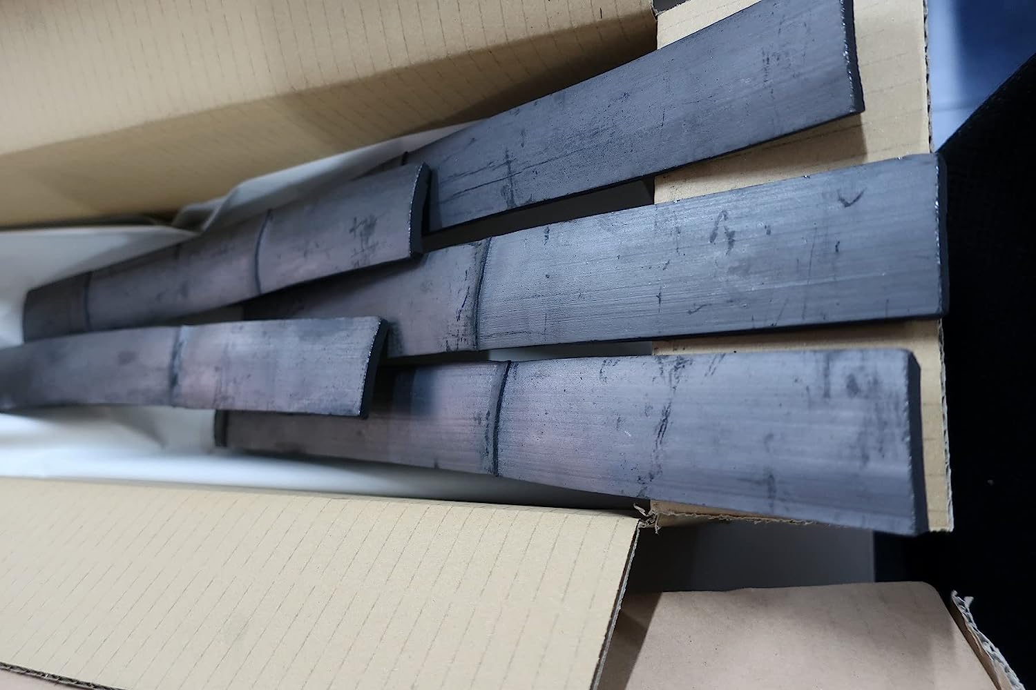 国産 竹炭 平 40cm ×5枚セット