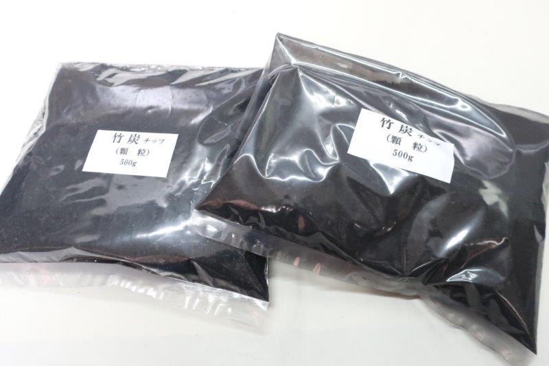 乐天商城 - 竹炭チップ（顆粒）1kg　1~4mm前後（国産四国)