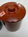 ソースいれ,常滑つぼ、こげ茶、10cmH,直10cm
