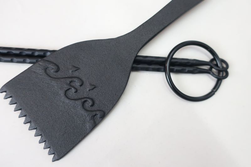 五徳　大型21cm　火箸　灰慣らし　くぬぎ400g付