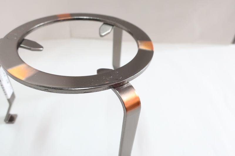 ブロンズ五徳　直径12.5cm　高さ11cm