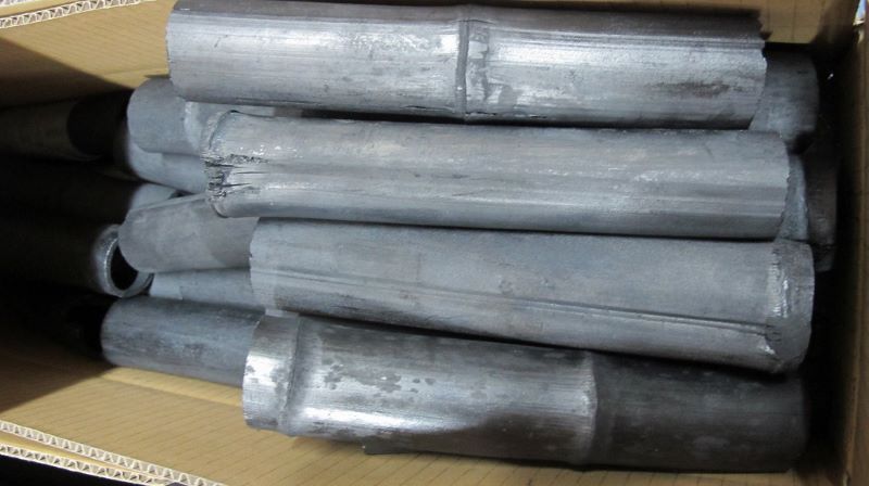 竹炭 筒状 平口 20cm 10本セット販売(20210728006) インテリア・環境改善 [2]
