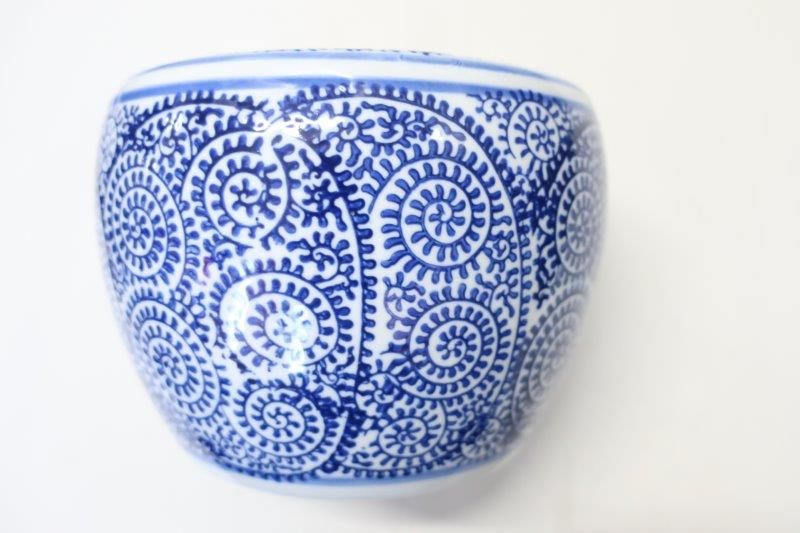 たこ　縦長火鉢　H20cm　外径15cm