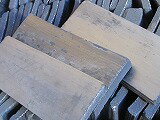 乐天商城 - 国産上級竹炭カット　10cm×3cm　10kg(10004221)　揃い　四国産