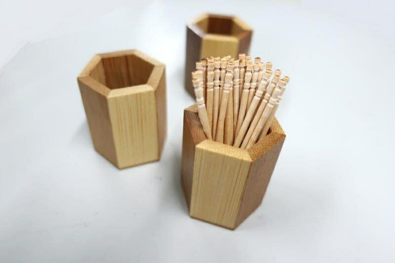 乐天商城 - 【3個セット】6角 爪楊枝入れ ようじ立て 居酒屋などに